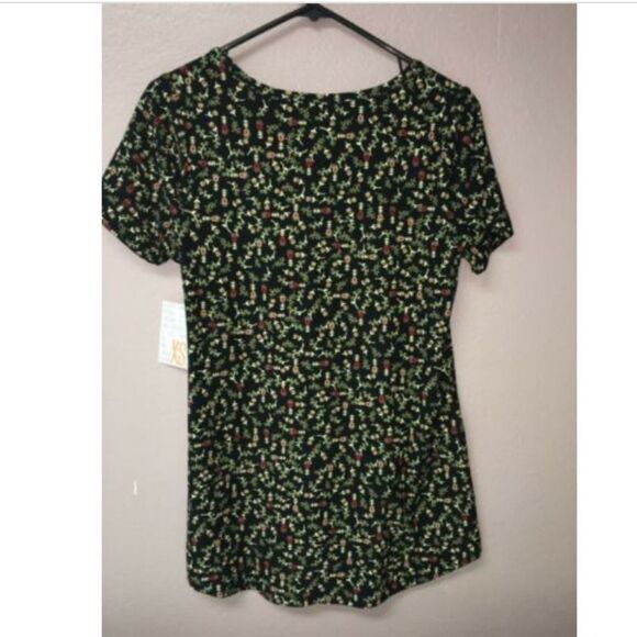 LuLaRoe Classic XS Black Floral Print NWT - Picture 4 of 4